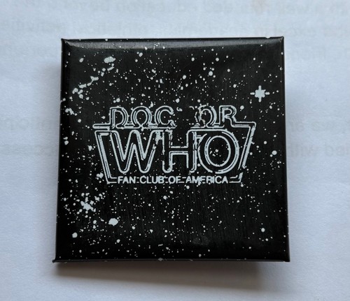 Doctor Who Fan Club of America pin color changing (heat)
