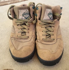 50 Peaks Hi-Tec Kings Peak Jr Hiking Boots Brown (Size 6)