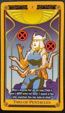 HEROCLIX X-Men X of Swords op t2p TWO OF PENTACLES Tarot Card slop le