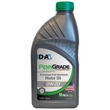 PennGrade 61526, PennGrade Select Full Synthetic Engine Oil, 0W20, 1 Quart 131.48 per gallon
