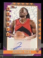 2024-25 Topps Finest - Rookie Finest Autographs Jonathan Mogbo #RFA-JM (AU, RC)