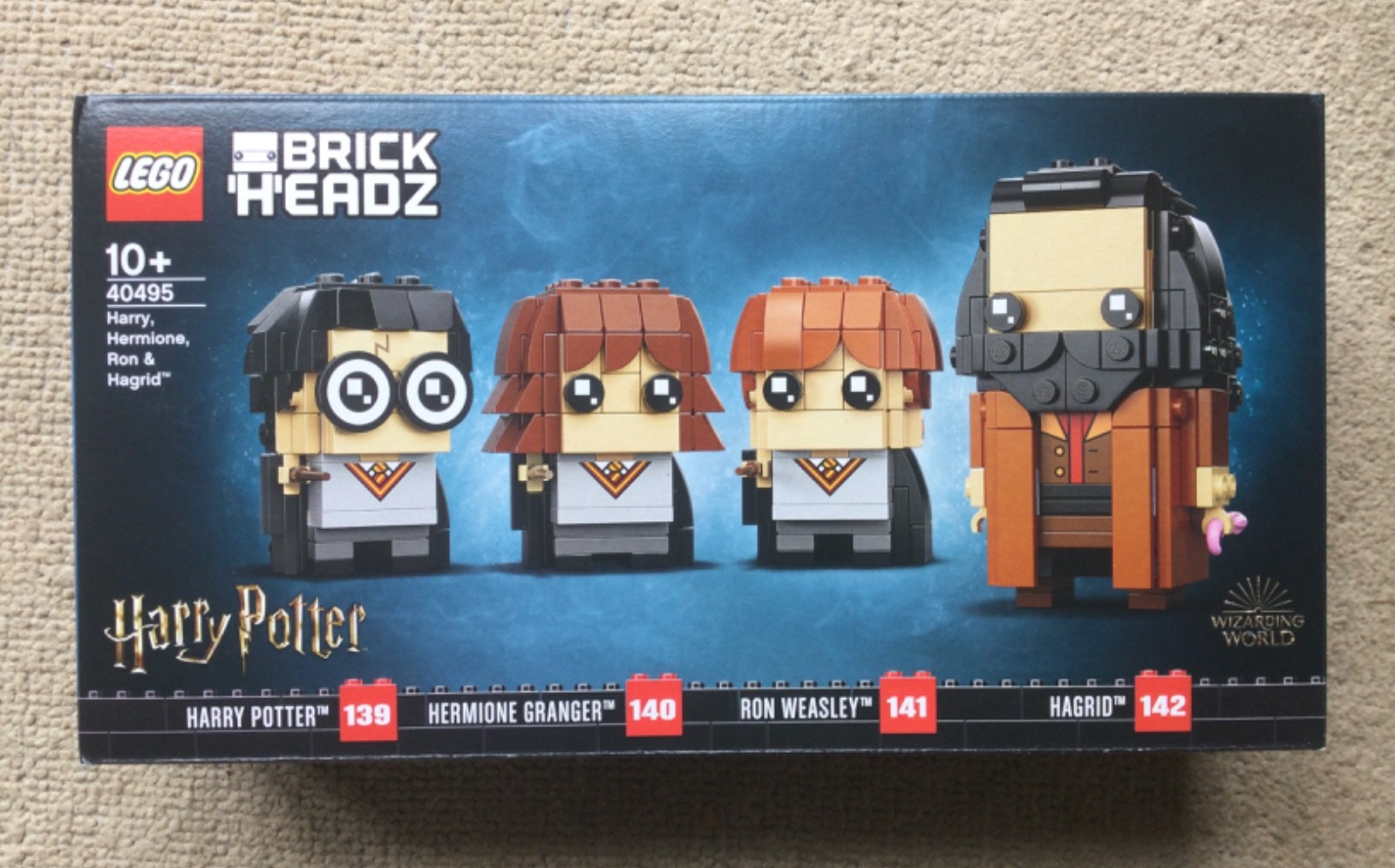 LEGO Brickheadz Harry Potter: Harry, Hermione, Ron & Hagrid (40495) fast post