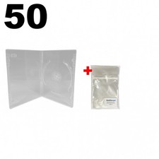 50 ULTRA PREMIUM STANDARD SUPER CLear Single DVD Cases 14MM 76g  100 OPP Bags