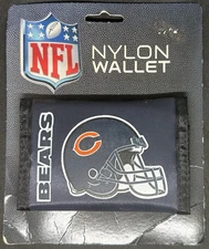 Chicago Bears NFL Licensed Nylon Trifold Wallet Rico Industries