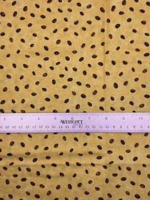 Fresh Perked Coffee Beans Susan Winget By JoAnn CP34793 Cotton 44'' 1 Yard