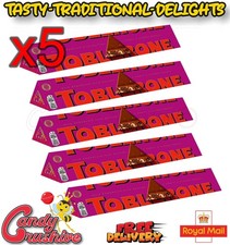 5 x Toblerone Fruit & Nut Swiss Chocolate Bars 100g BB: 28.11.25
