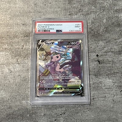 Pokemon TCG: 2021 Mew V Super Rare Alt Art 251/264 Fusion Strike