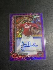 2025 Topps Chrome - Purple Speckle Refractor Auto - Yosver Zulueta (RC) #'d/299