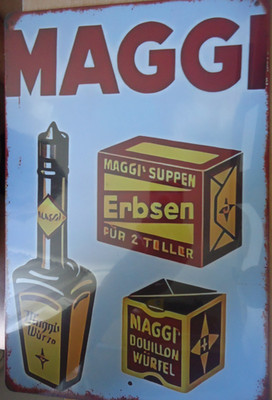 MAGGI SUPPEN   Retro Blechschild 30 x 20 cm Metallschild