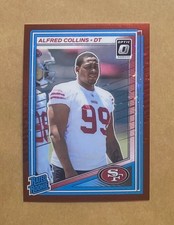2025 Donruss Optic #237 Alfred Collins Rated RC International Red Stars Prizm SP