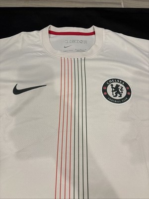 【FC限定❗️ベースボールシャツ　白　2点セット】新品未開封 Nike Chelsea Fc Medium 2025/26 Stadium Away Dri FIT Jersey HJ4602