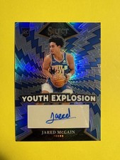 2024-25 Panini Select - Youth Explosion Signatures Jared McCain #YE-JAR (AU, RC)