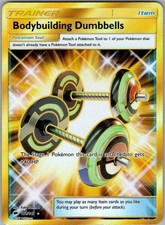Bodybuilding Dumbbells (Secret) 161/147 Secret Rare SM - Burning Shadows NM on eBay