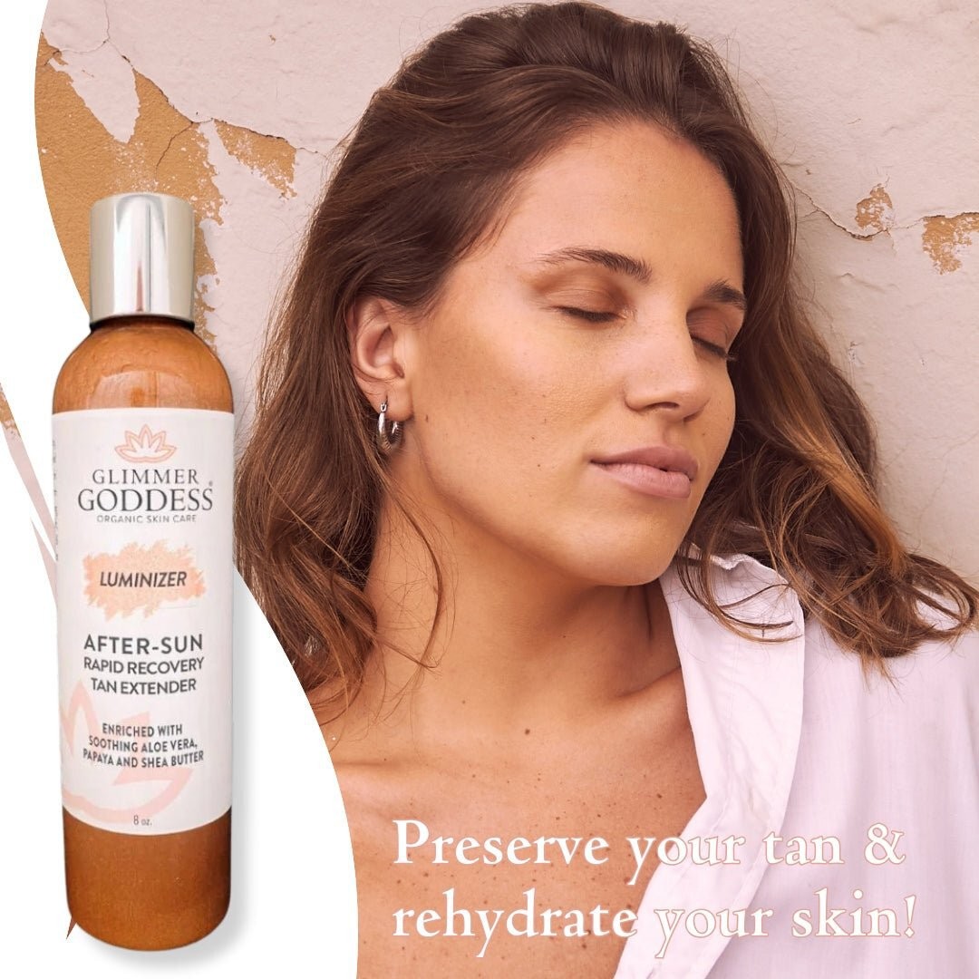 Organic After Sun Lotion & Tan Extender &ndash; Luminizing Shimmer