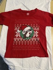 Buc-ee's Holiday T-Shirt - Red - Size Youth Small