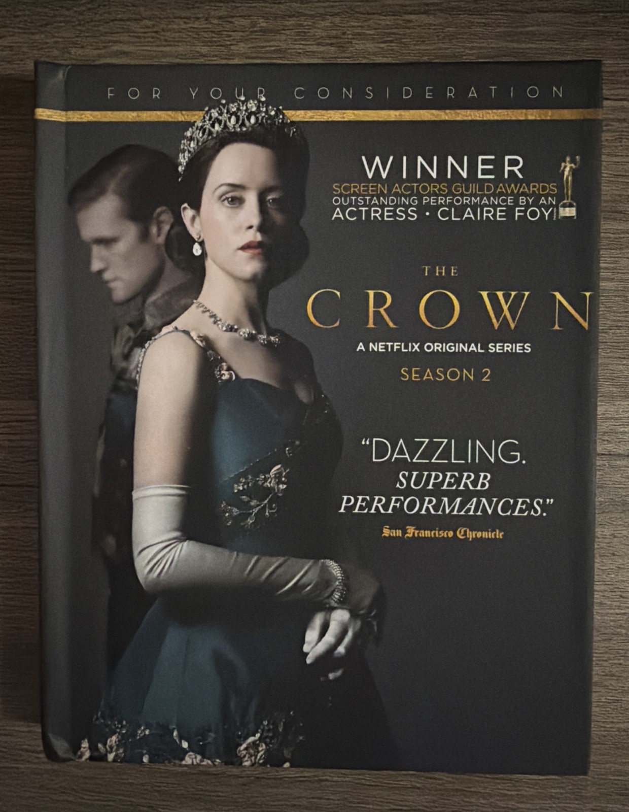 The Crown Season 2 DVD Netflix Clare Foy Matt Smith FYC Screener Copy(B9)