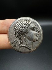 Ancient Greek Alexander Tetradrachm Coin Zeus Seated Collectible Ancient Coin