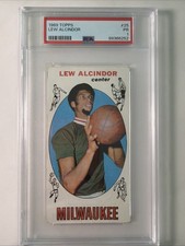 1969 Topps Lew Alcindor #25 PSA 1