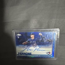 2019 Topps Chrome - Rookie Autographs Thomas Pannone #RA-TP Blue Refractor /150 