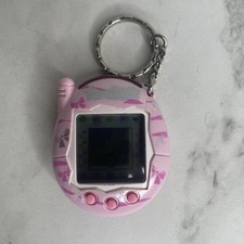 Tamagotchi 2004 Vintage Connection Light Pink New Battery Bows Works B11