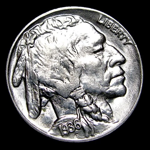 1936  Buffalo Nickel  ---- Gem BU+ Stunning Coin --- #497M