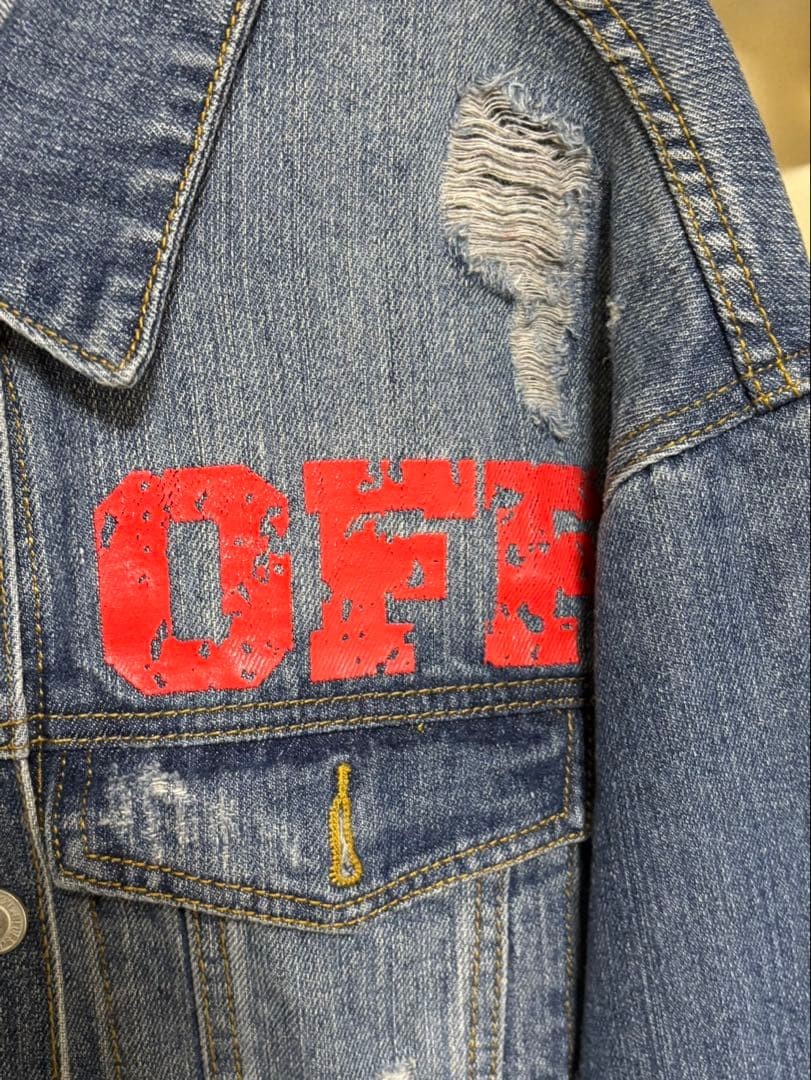 Drop Offwhite Denim Jacket - image 2