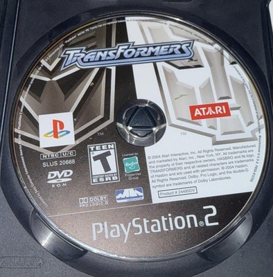 Transformers Sony PlayStation 2 PS2 Game Disc Only T Atari NTSC-U/C 2004