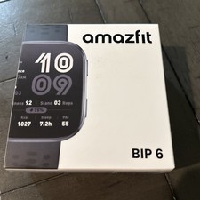 New Sealed Amazfit Bip 6 Smart Watch A2435 Bl...