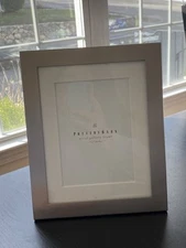 Potterybarn Metal Gallery Frame 5X7 Silver Metallic Edge Sleek Modern 