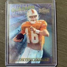Peyton Manning 1998 Skybox Metal Universe Quasars rookie card. rookie card picture