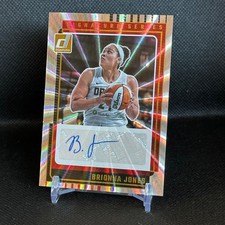 BRIONNA JONES Autograph Holo Laser - 2025 Panini Donruss WNBA Signature Series