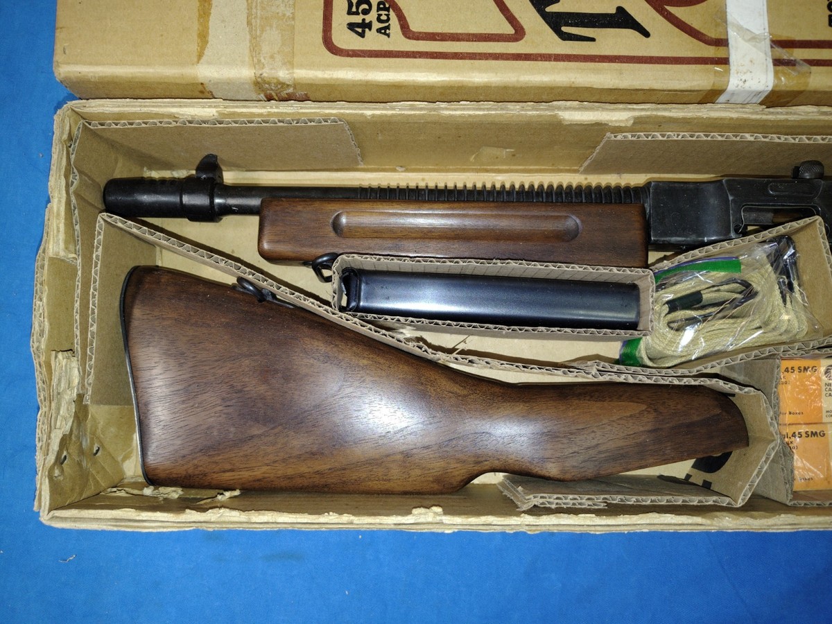 C) Rare Japan 1921 Thompson MGC Model Gun Corp 20 Carts 400 7mm