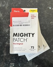 3 Pack Mighty Patch Hero Cosmetics Original Patch Blemish Treatment - 72 Count