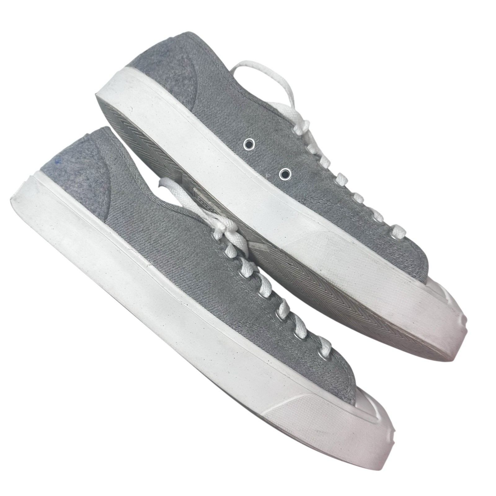 Gray Converse Jack Purcell sneakers — Carefully Chosen ❤️ Size W 11/M 9.5 thumbnail 6