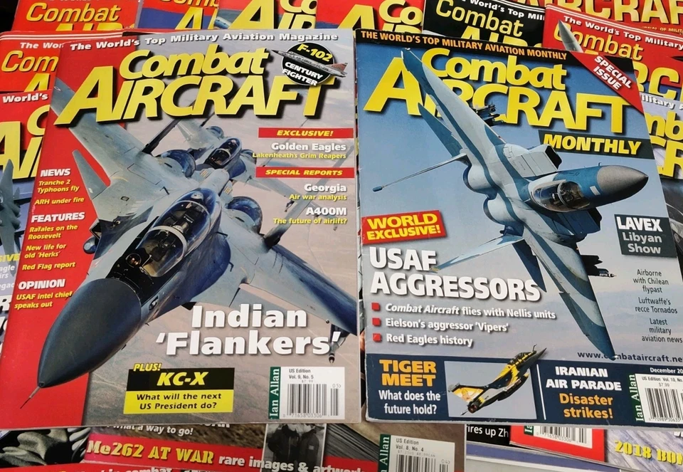 24xCombat Aircraft Magazines Lot 2000-2008 World's Top Military Aviation Magazin - Image 2 of 4