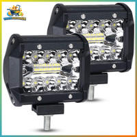 Arbeitsscheinwerfer Led 2X60W Flutlicht Wasserdicht 4 Zoll Offroad Scheinwerfer