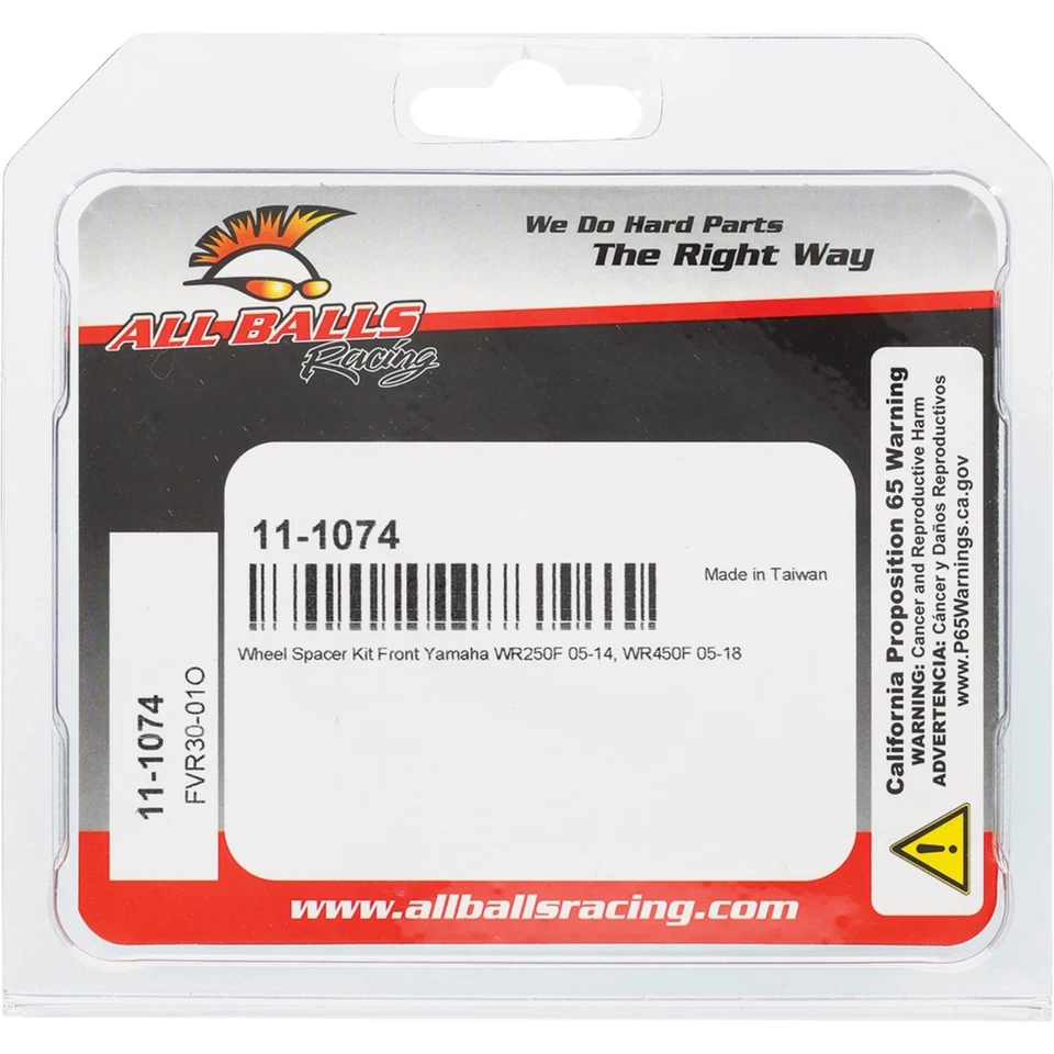 All Balls Racing Wheel Spacer Kit 11-1074 For Yamaha WR250F 05-14 Foto 4 de 4