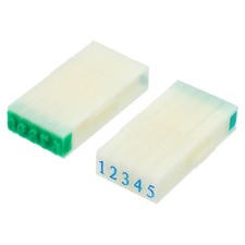 Detachable Number Stamp Plastic 4mm 9 Digits Font Size 6 Numeral 0-9 Set