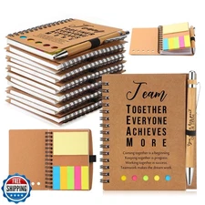 Jetec 50 Sets Inspirational Notebooks Bulk Christmas Employee App