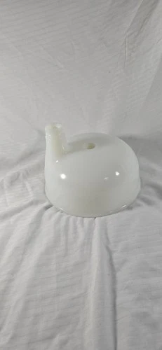 Vintage Milk Glass Sunbeam Mixmaster Juicer Attachment Bowl -White - 1930s-1960s
