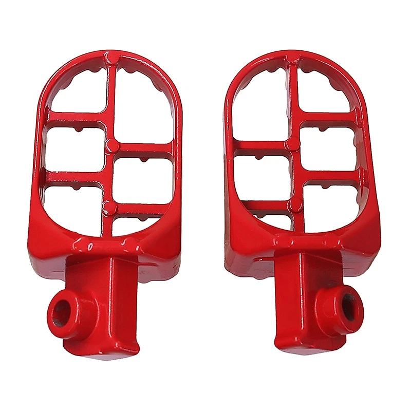 Pedals Pad Foot Pegs Footrest For Yamaha PW50 PW80 Honda XR/CRF 50/70 Dirt Bike Foto 3 de 4