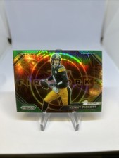 2023 Panini Prizm #F-9 Kenny Pickett Fireworks Prizms Green