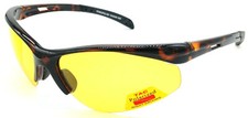 GLARE-X Night Driving Yellow Polarized Lenses Reduce Glare Semi-Rimless - Tort