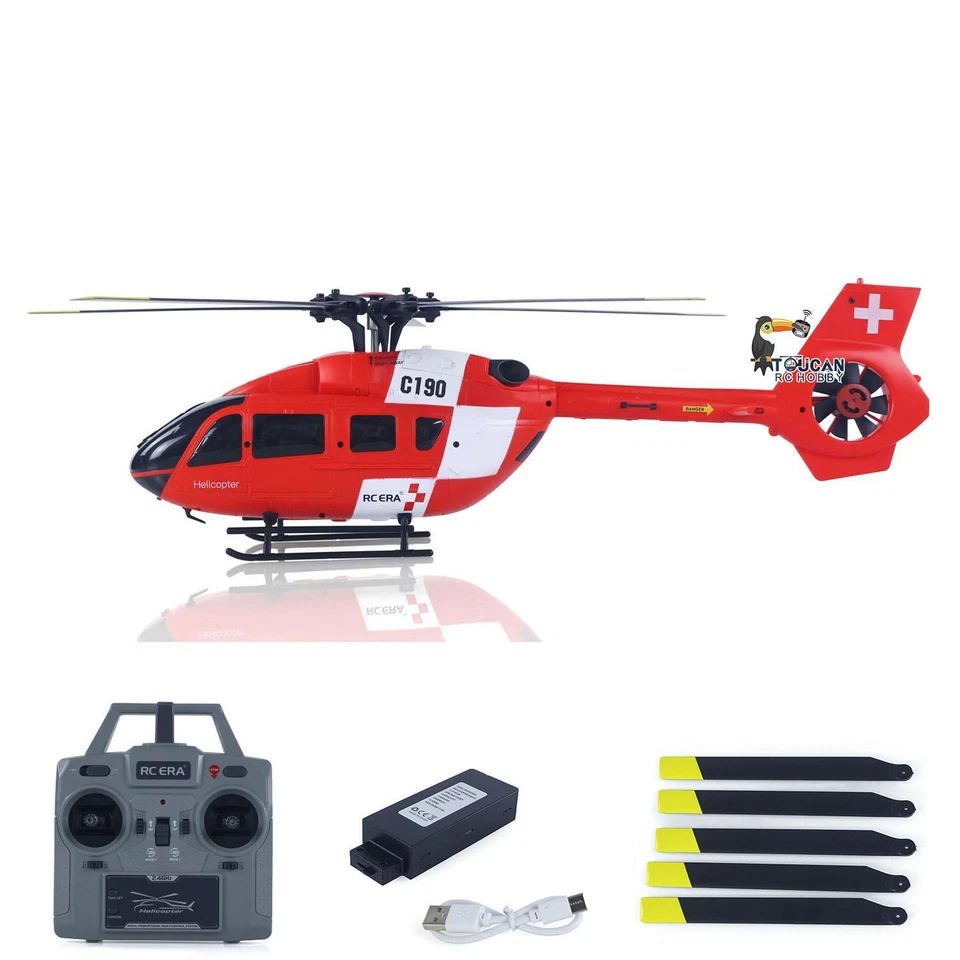1/30 RC 2.4G 6CH Helicopter H145 6-Axis Localization Altitude Hold Flybarless - Image 4 of 4