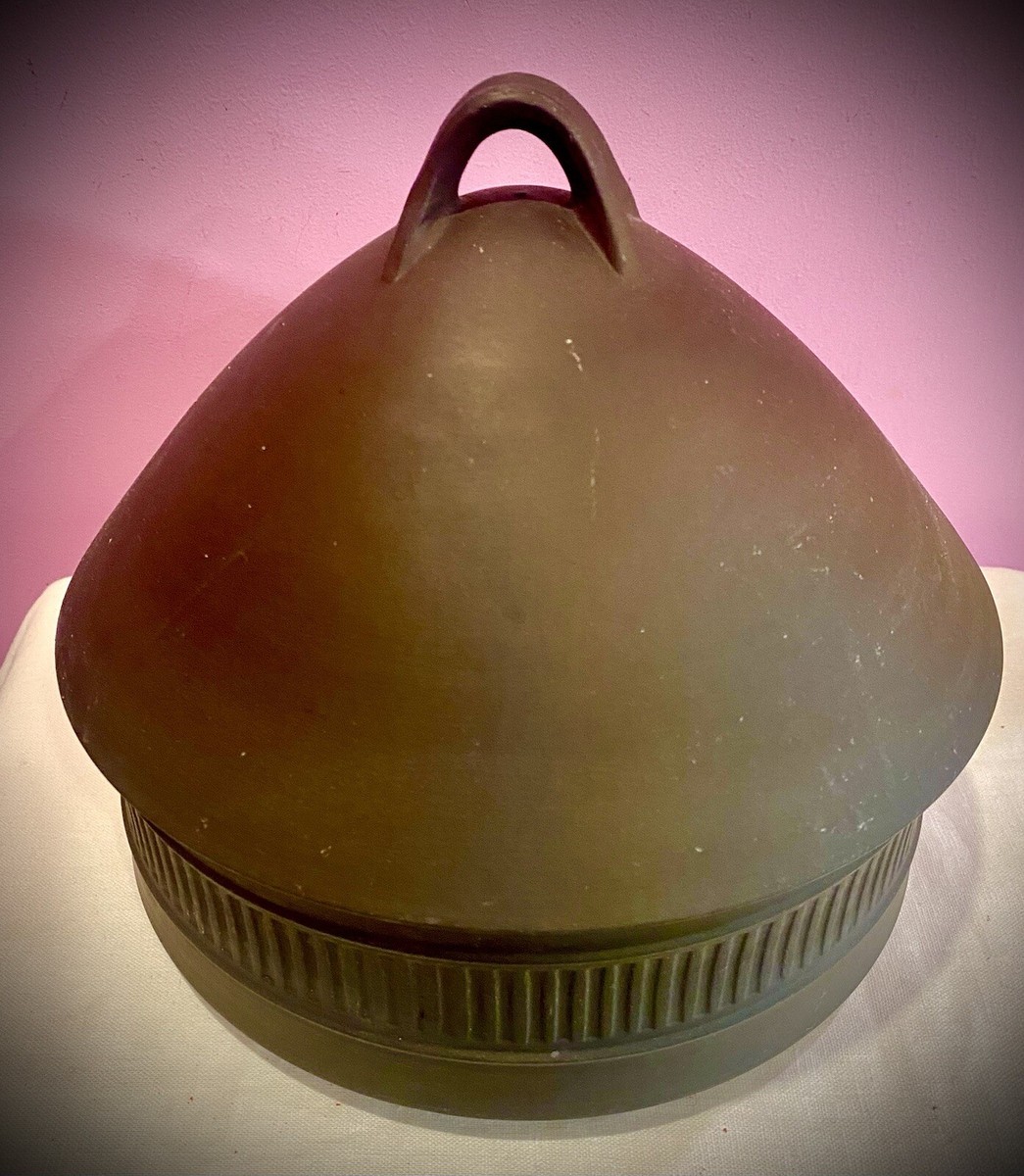 Vtg 60s DANSK 2-Quart Casserole Lid Fluted Flamestone Brown Quistgaard  Denmark