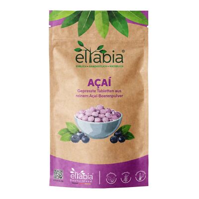 Acai Tabletten Presslinge hochdosiert 5000mg Tagesdosis Premium Rohkost Qualität