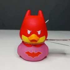 DC Universe Warner Brothers Batman Rubber Duck 2.5" Pink Ducky Brand New