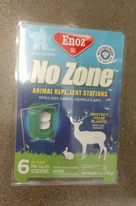 Enoz No Zone Animal Repellent-6 Pre-filled Stations-Trusted For