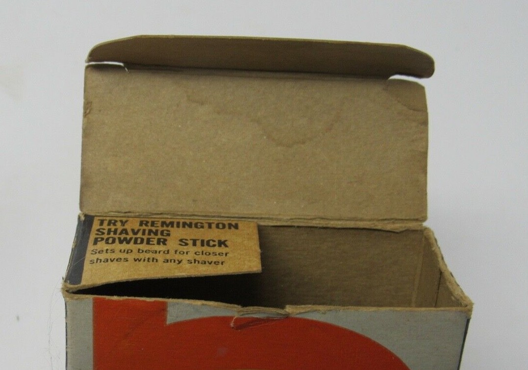 Vintage Remington Shaver Saver "Cleans Electric Shavers" Lubricant with Orig Box