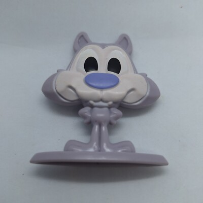 Vintage 90s General Mills Cereal Squad Cookie Crisp Wolf Toy Figurine Figure